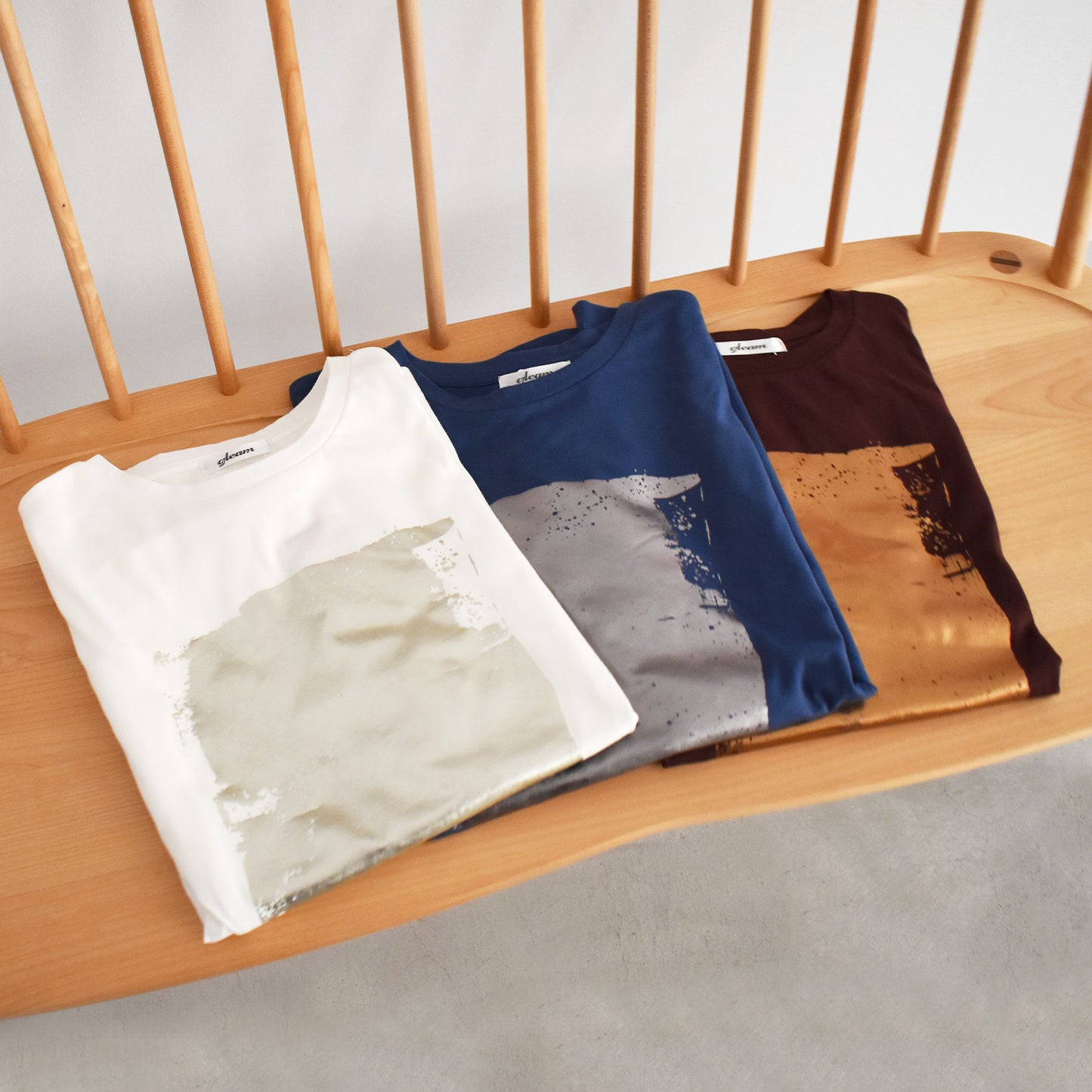 【gleam】箔プリントBIGロンT