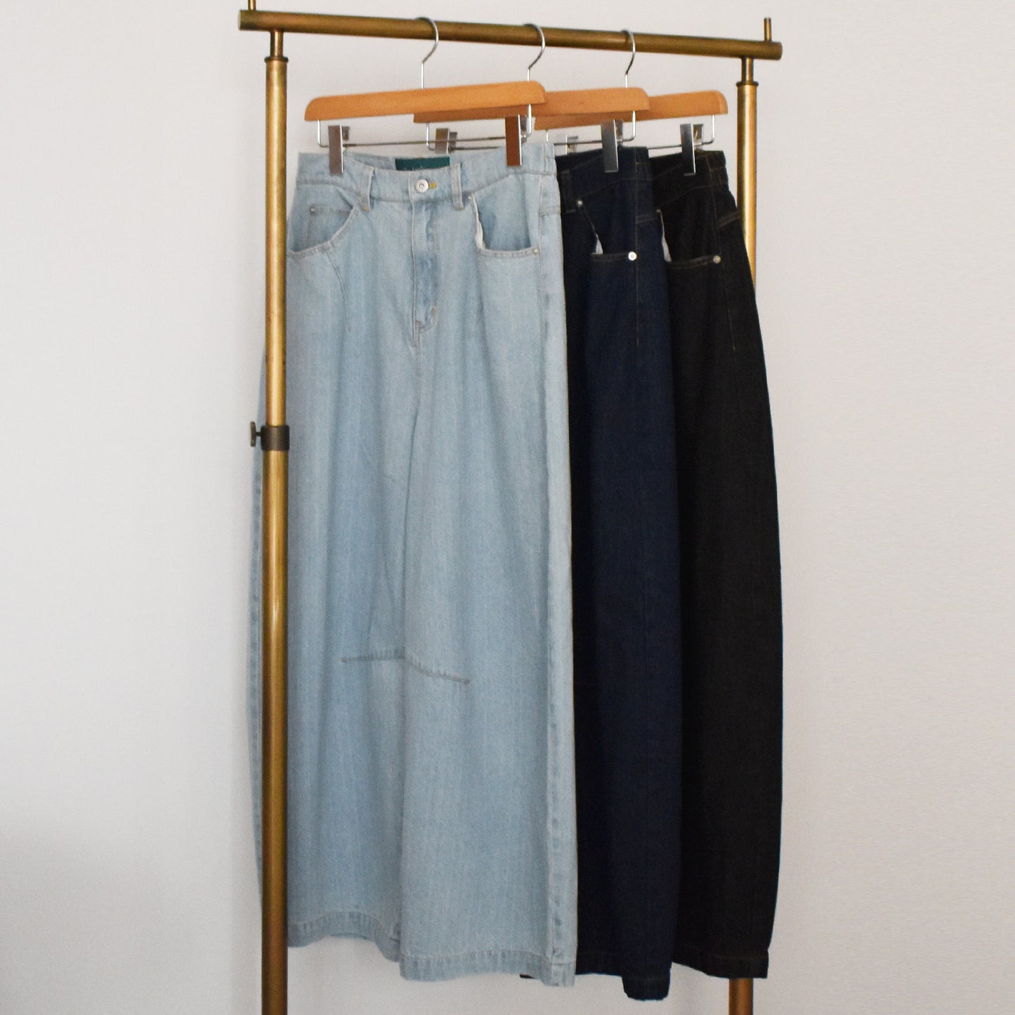 【organic】バレルシルエットワイドパンツ