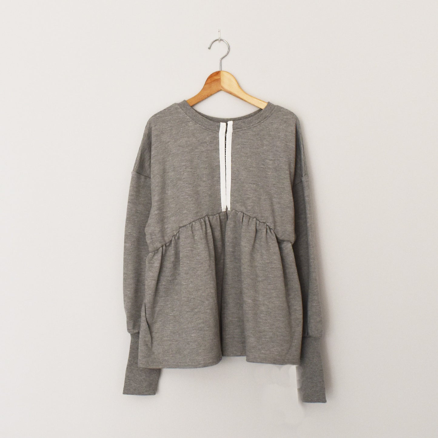 【gleam】2WAYホック開きペプラムカーディガン