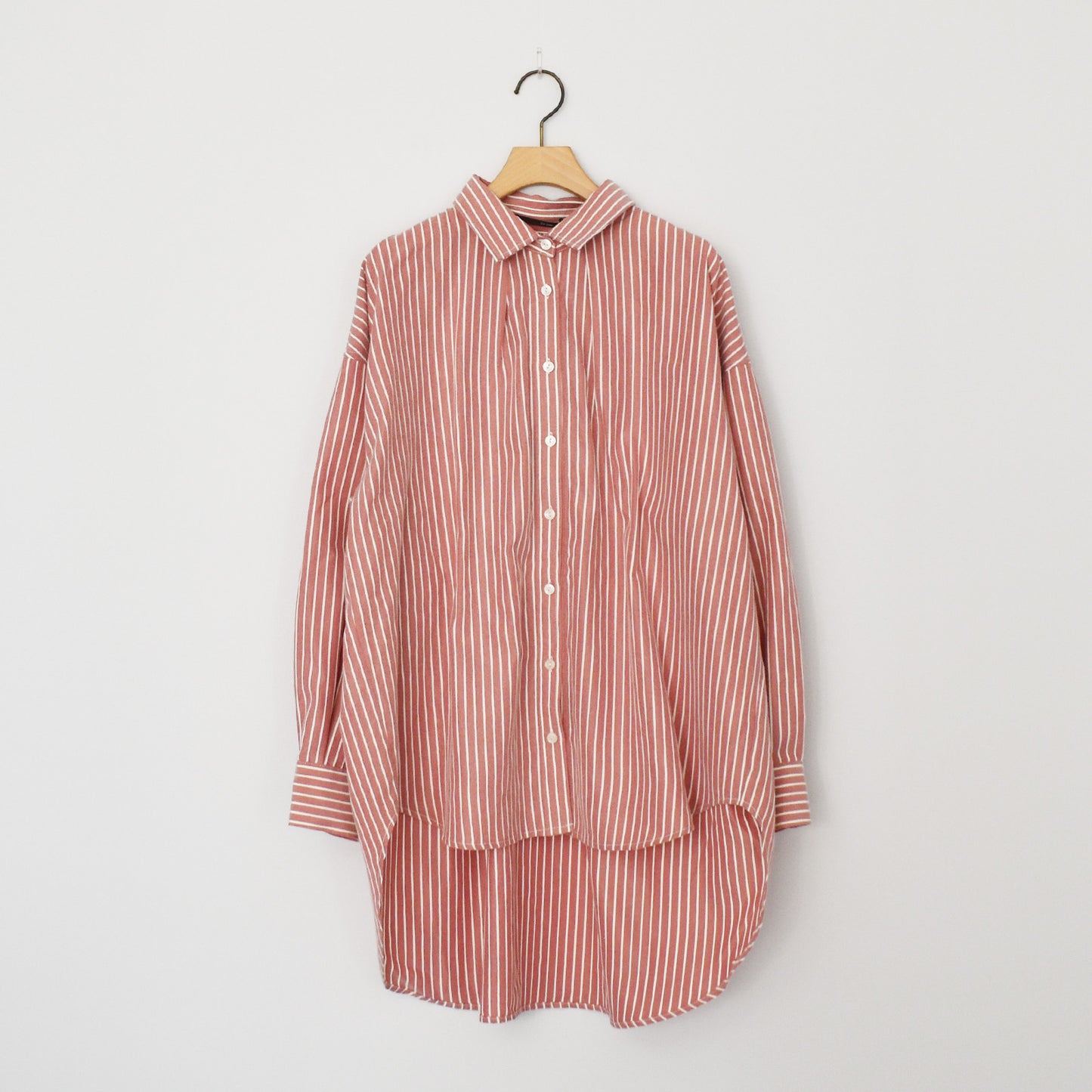 【organic】後タックデザインチュニックシャツ