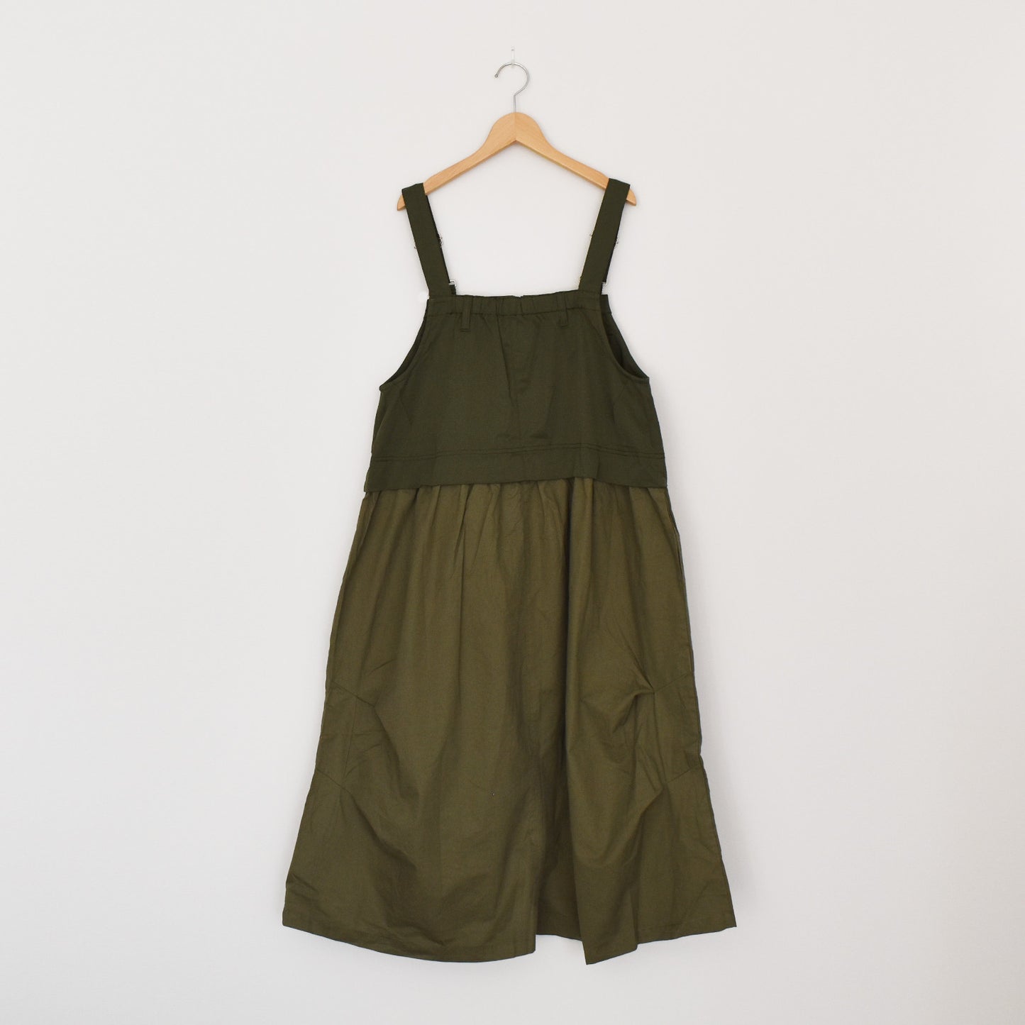 【mililopiulu】ビッグポケットワークジャンパースカート