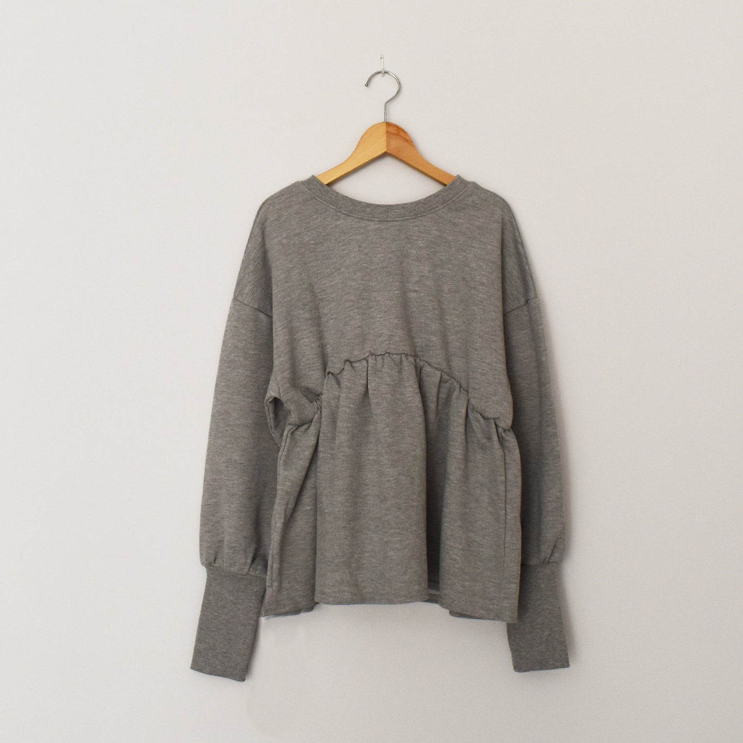 【gleam】2WAYホック開きペプラムカーディガン
