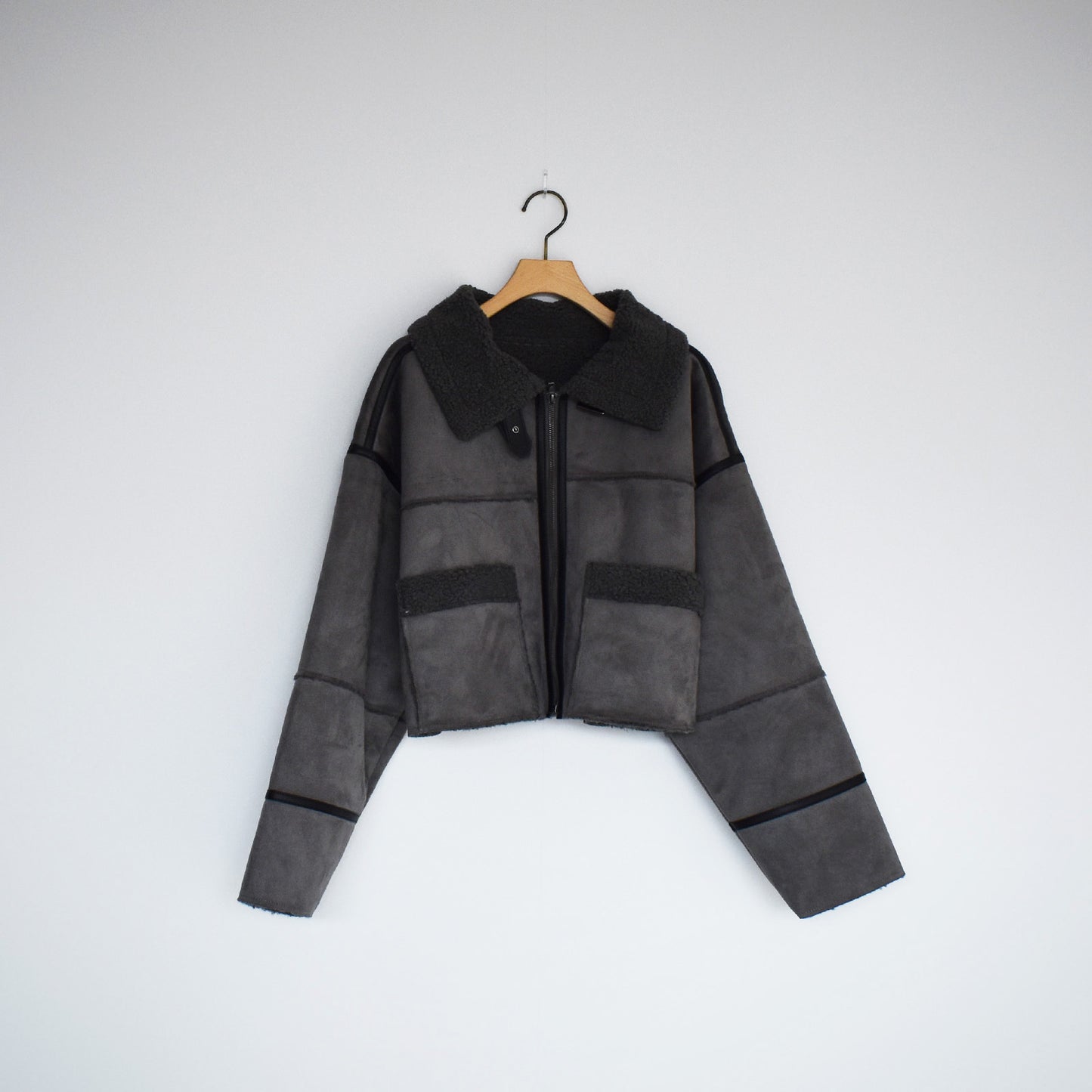 【Cotopone】ショート丈ムートンジャケット