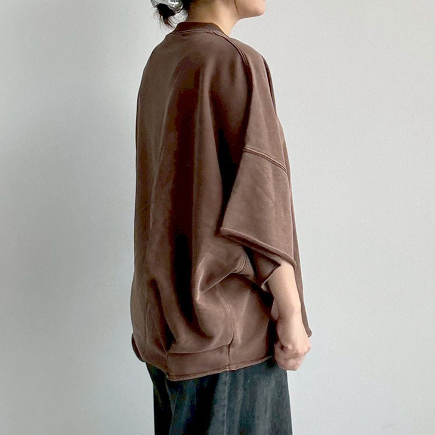 【en haut 】パウダースウェットプルオーバー