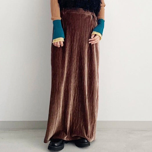 【gleam】ベロアスカート