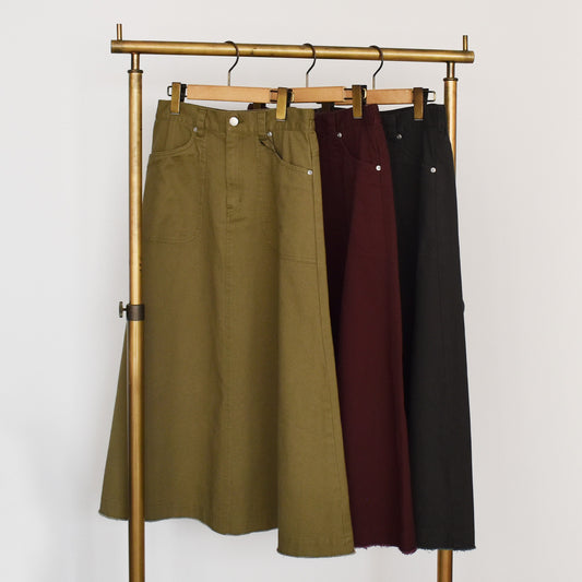 【organic】ビッグポケットフレアースカート