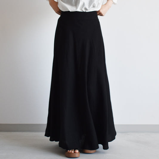 【tee-up】フレアーロングスカート