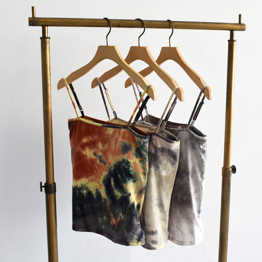 【gleam】カップ付きタイダイ柄キャミ