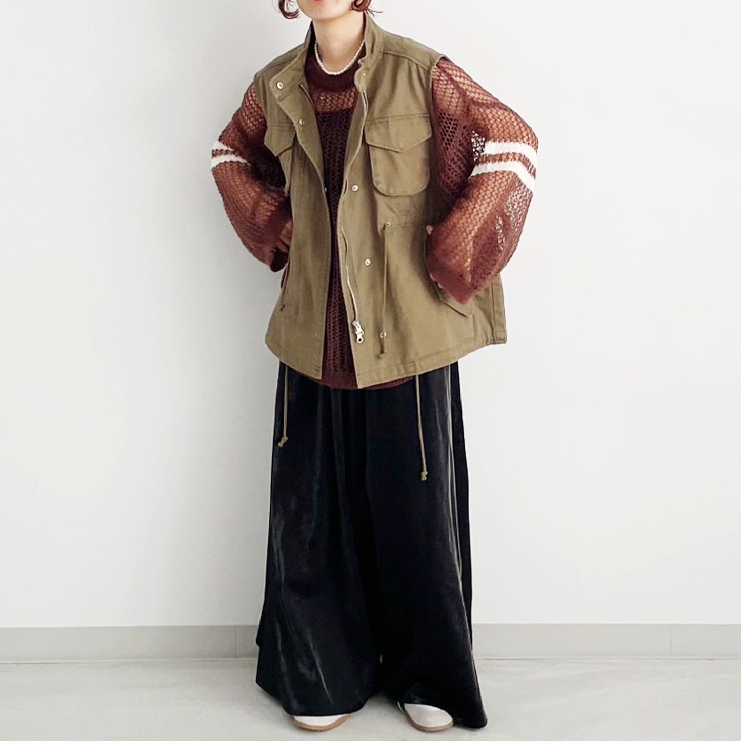 【en haut】透かし編みセット