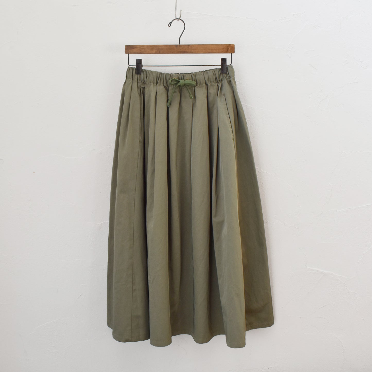 【cotopone】TCツイルボリュームフレアスカート