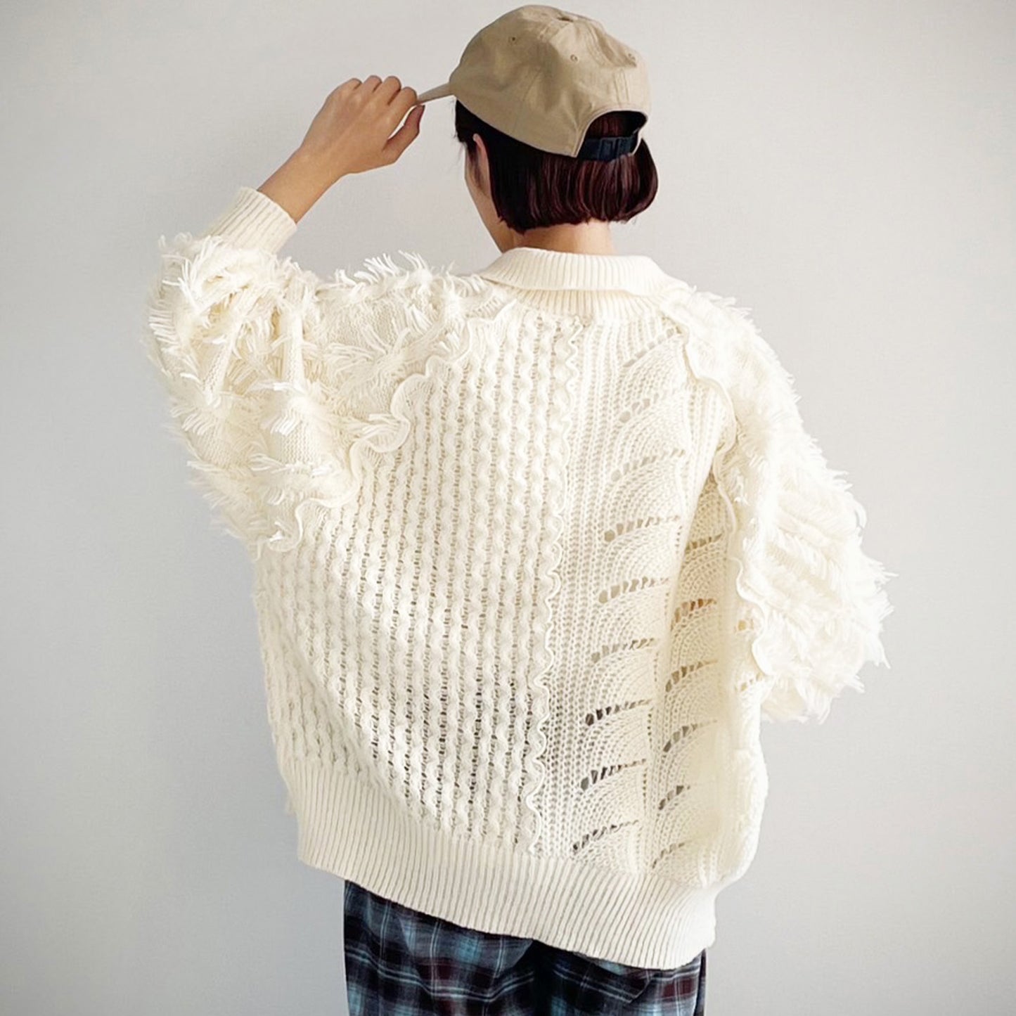 【en haut】フワかる杢カウチン