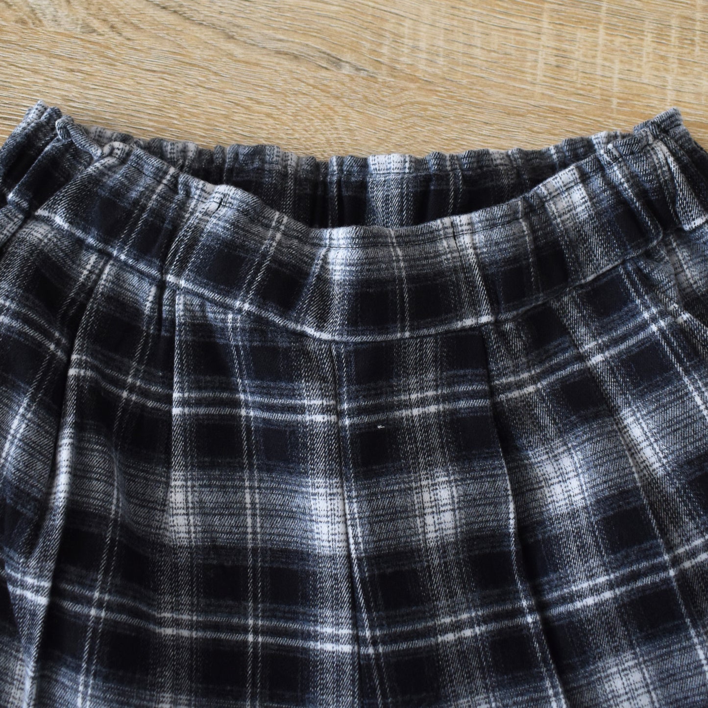 【tee-up】タックワイドパンツ