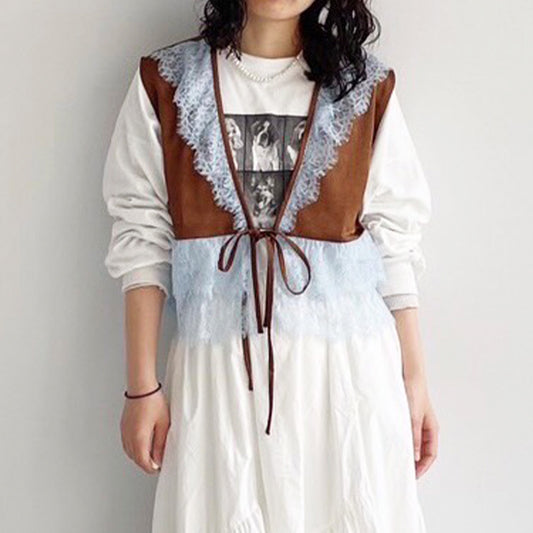 【gleam】コマ割りフォト犬プリントbigロンt