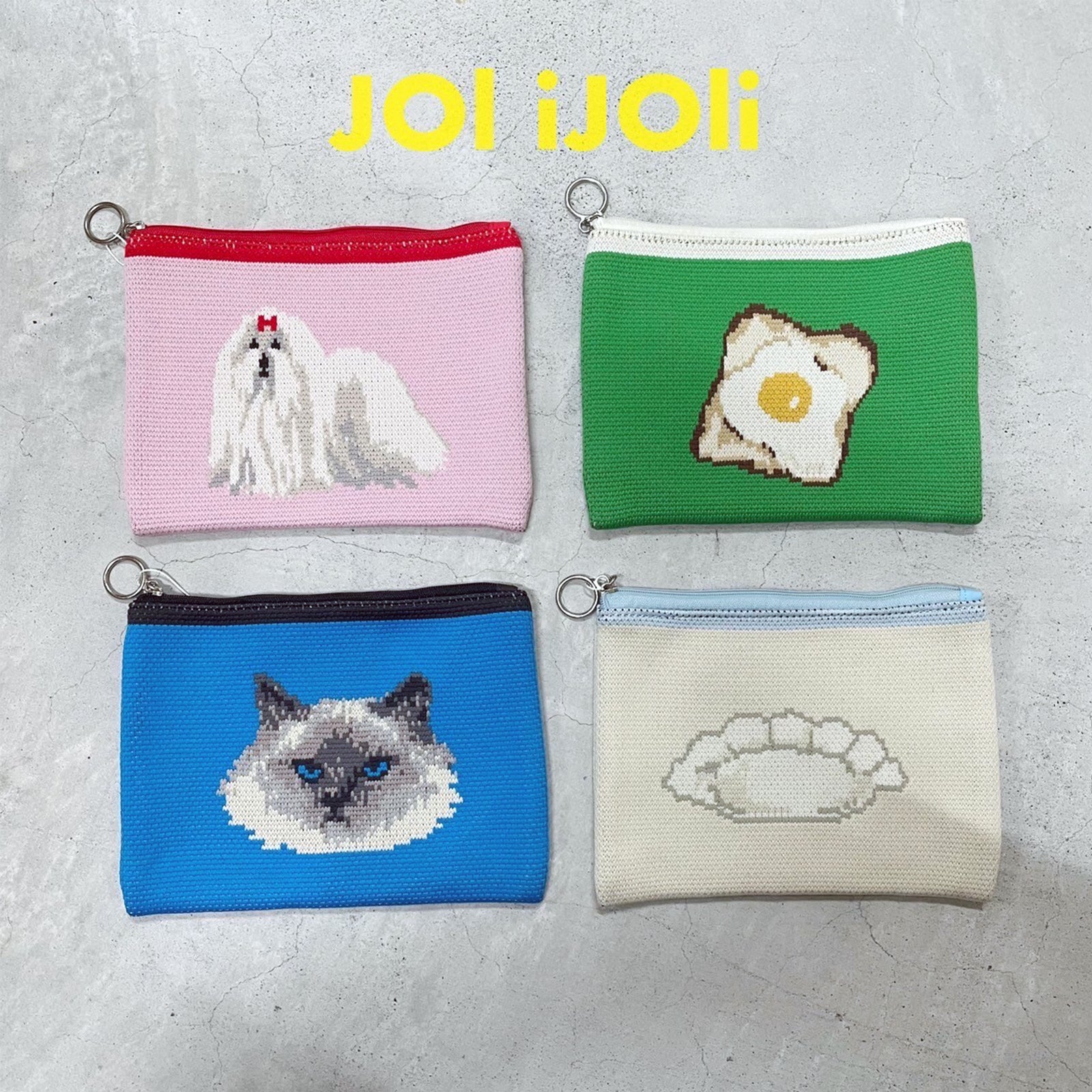 JOliJIli] FTジャガードポーチ – fiLL