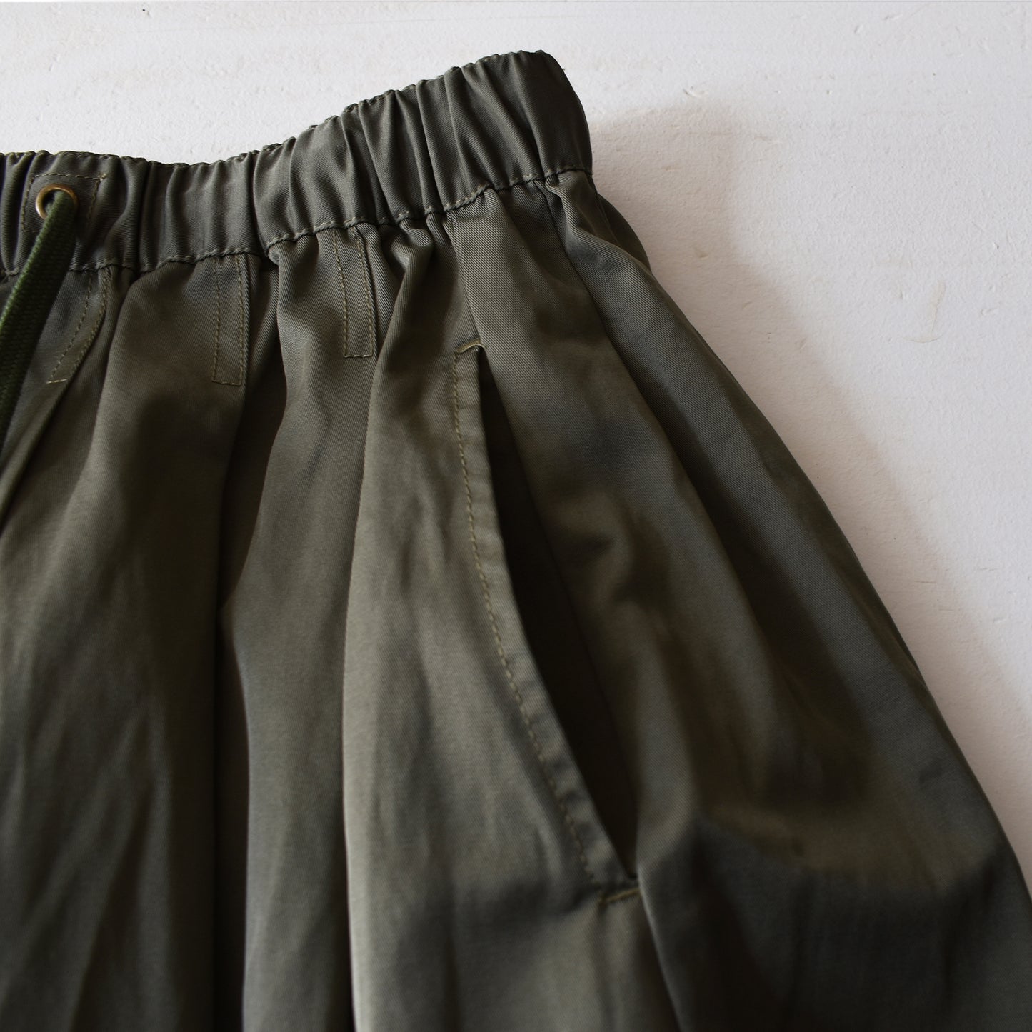 【cotopone】TCツイルボリュームフレアスカート