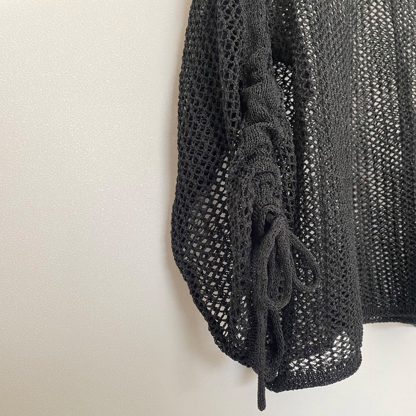【Fun Fashion Future】メッシュシャーリングプルオーバー