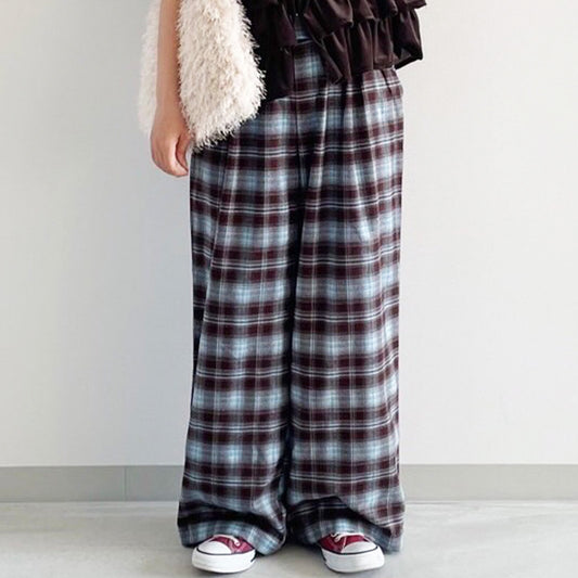 【tee-up】タックワイドパンツ