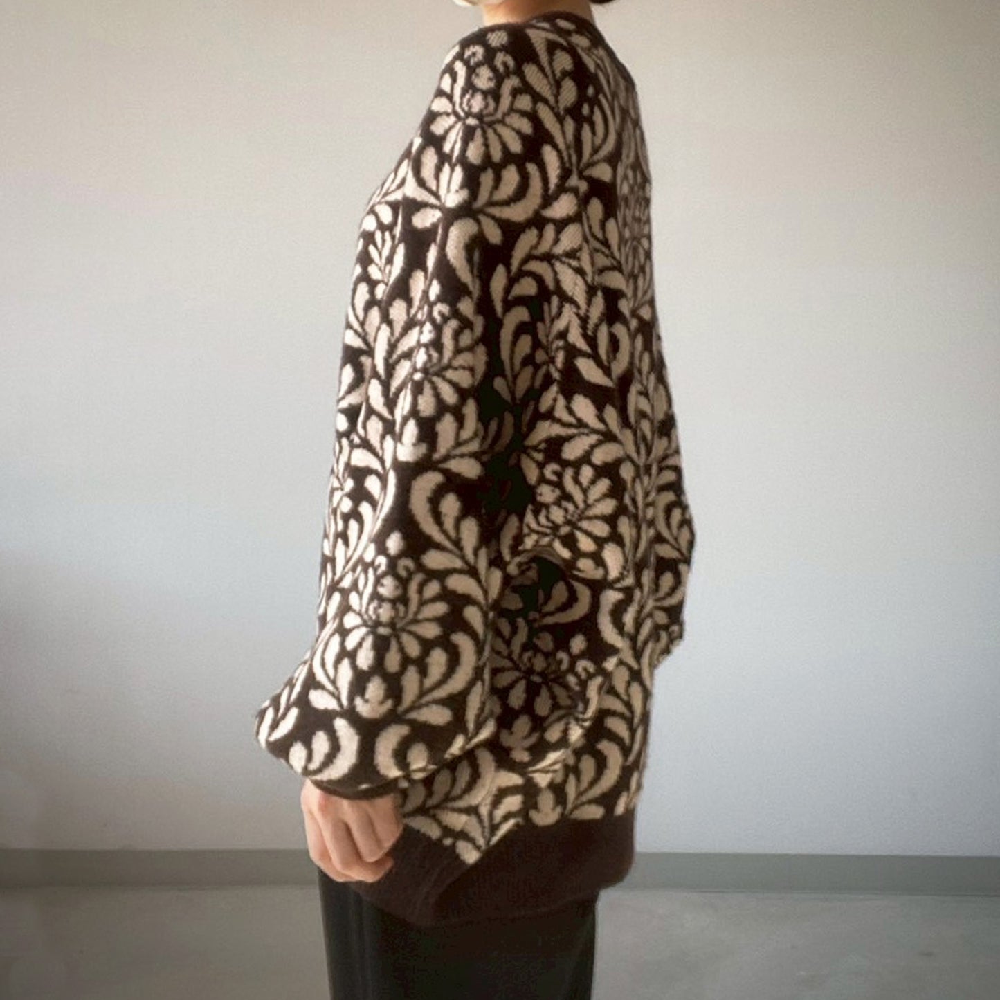 【en haut】 柄プルオーバー