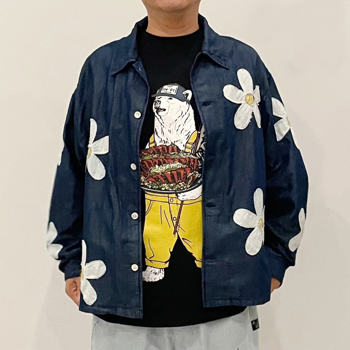 【go slow caravan】リパブリック水産カツオのたたきクマTEE