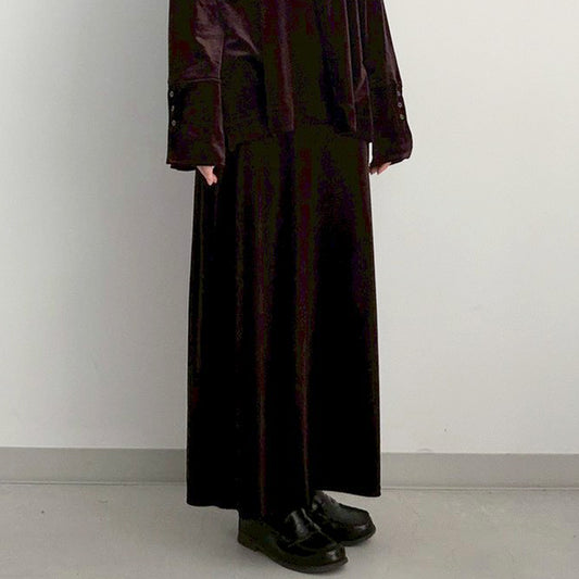 【gleam】ベロアペンシルスカート