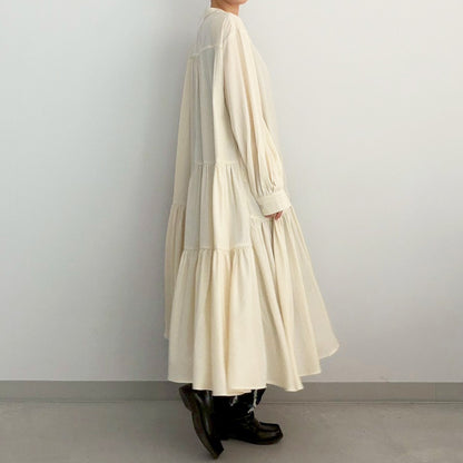 【tee-up】ミニティアードワンピース