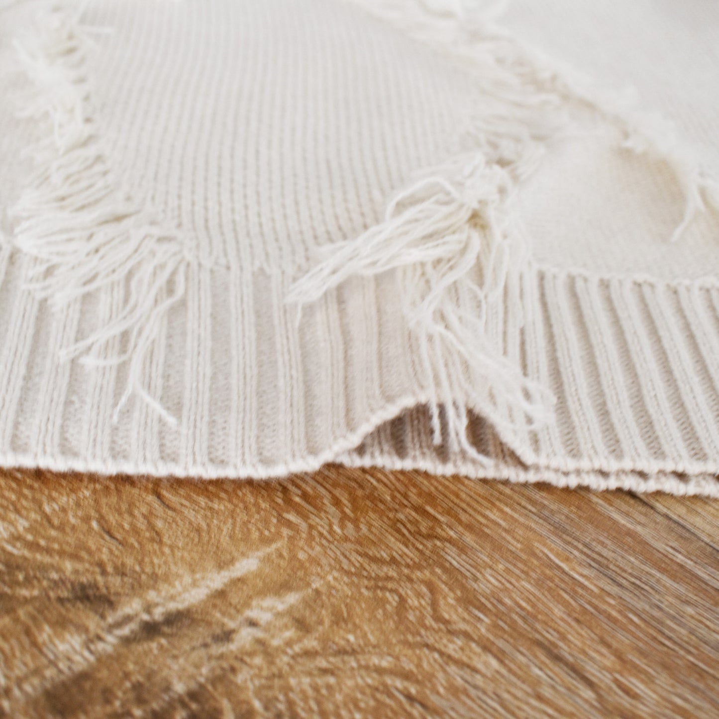 【gleam】ダイヤフリンジ編みBIGプルオーバー