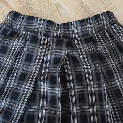 【tee-up】オンブレチェックプリーツスカート