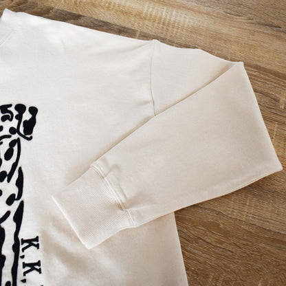 【KAKELA&TRANQUIL】ダルメシアン刺繍ロングスウェット