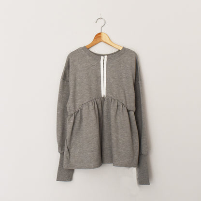【gleam】2WAYホック開きペプラムカーディガン