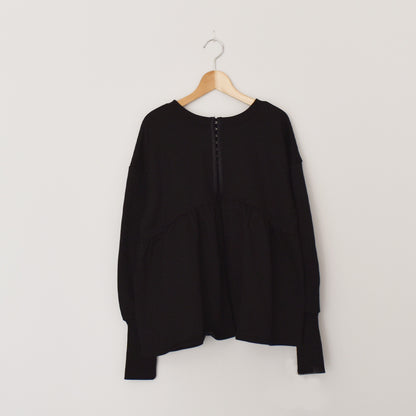 【gleam】2WAYホック開きペプラムカーディガン