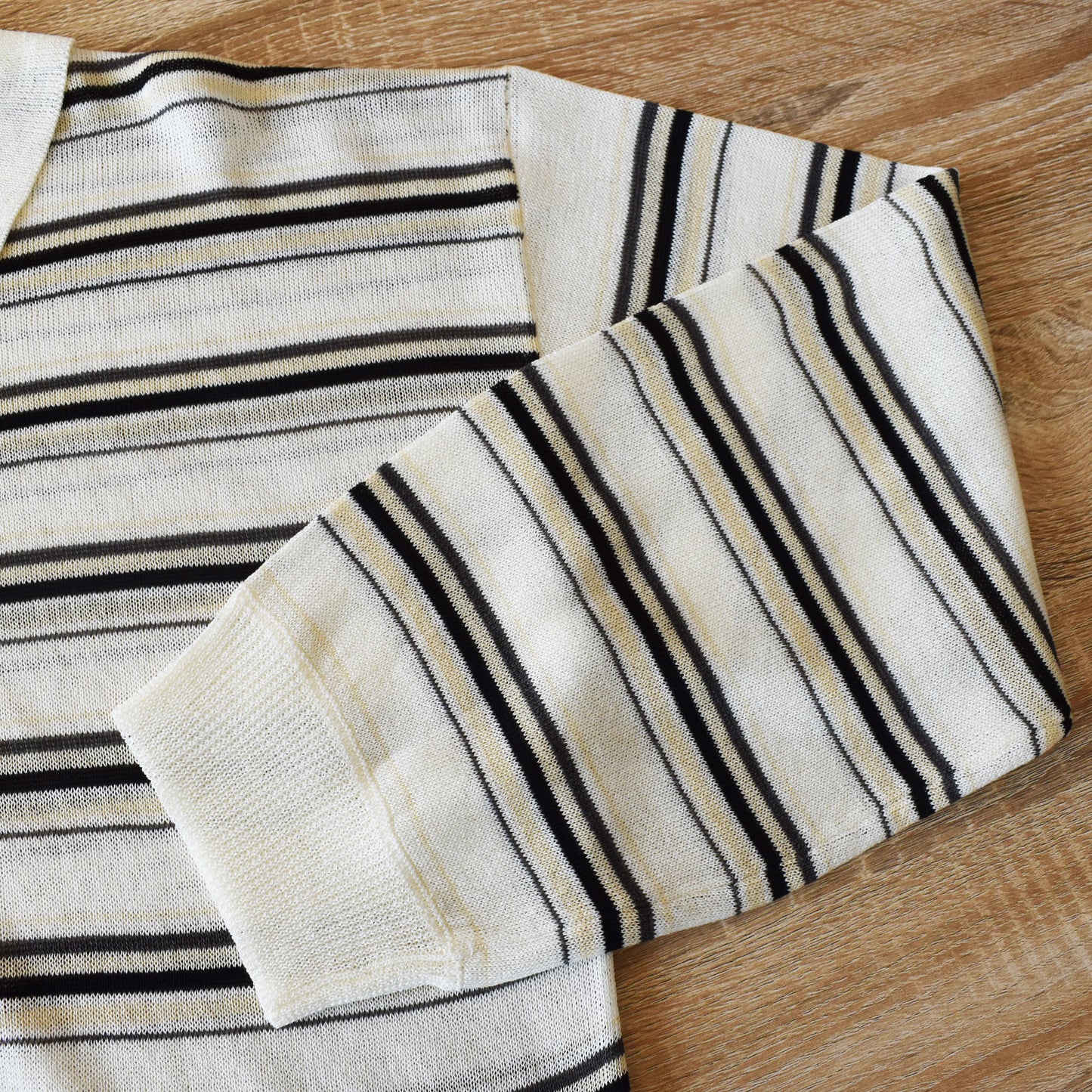 【gleam】ボーダーシアーポロプルオーバー