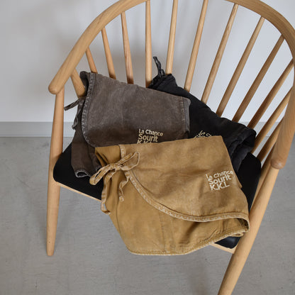 【KAKELA＆TRANQUIL】異素材組み合わせボレロ