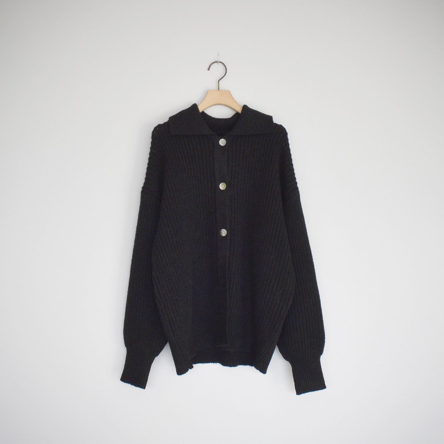 【gleam】衿付きルーズカーデ