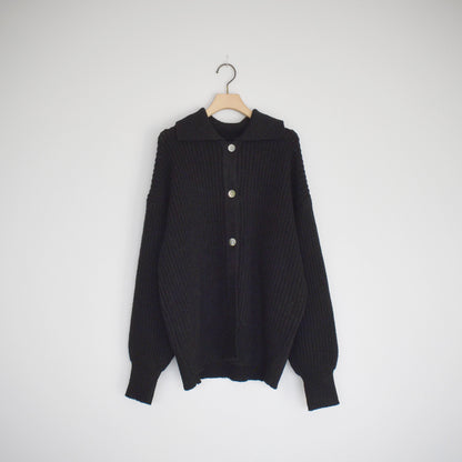 【gleam】衿付きルーズカーデ