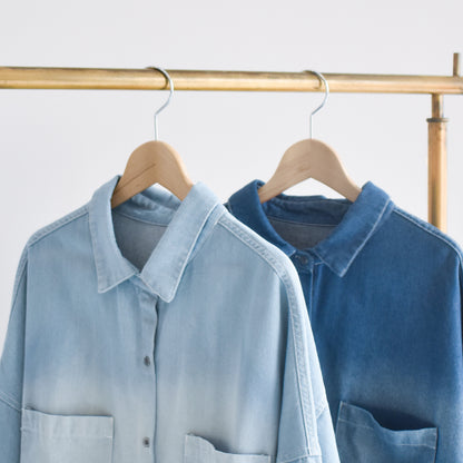 【en haut】DENIMシャツ
