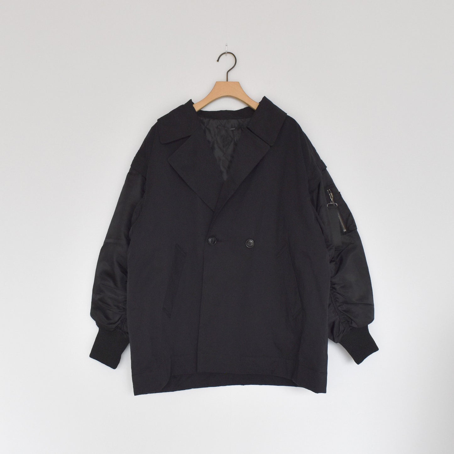 【urban hymns】MA-1スリーブビッグカラーコート