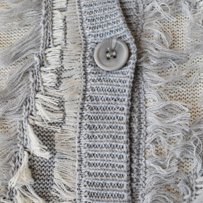 【Fun Fashion Future】ウェーブフリンジカーデ