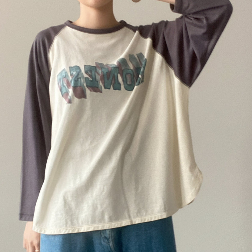 【GENTIL】ラグラン7分袖TEE