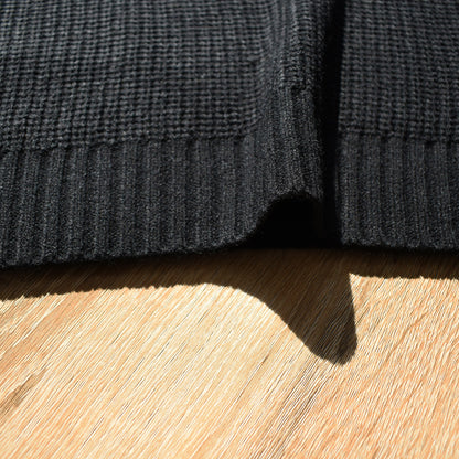 【gleam】畦編みテクスチャープリントBIGプルオーバー