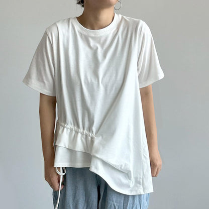 【organic】アシメタックフリルデザインT