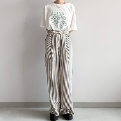 【Fun Fashion Future】タックイージーパンツ