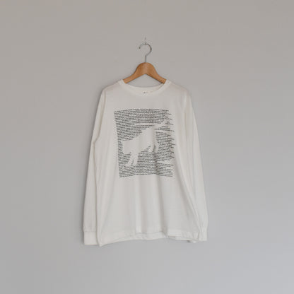 【gleam】天竺ロゴ＆キャットプリントロンT