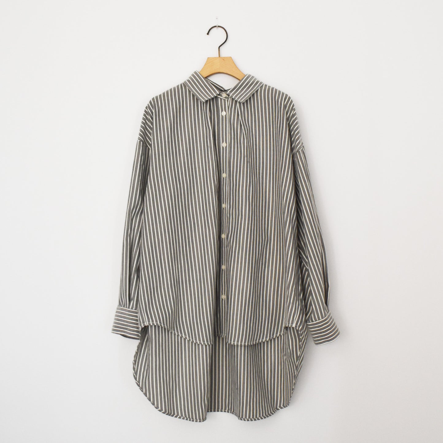 【organic】後タックデザインチュニックシャツ