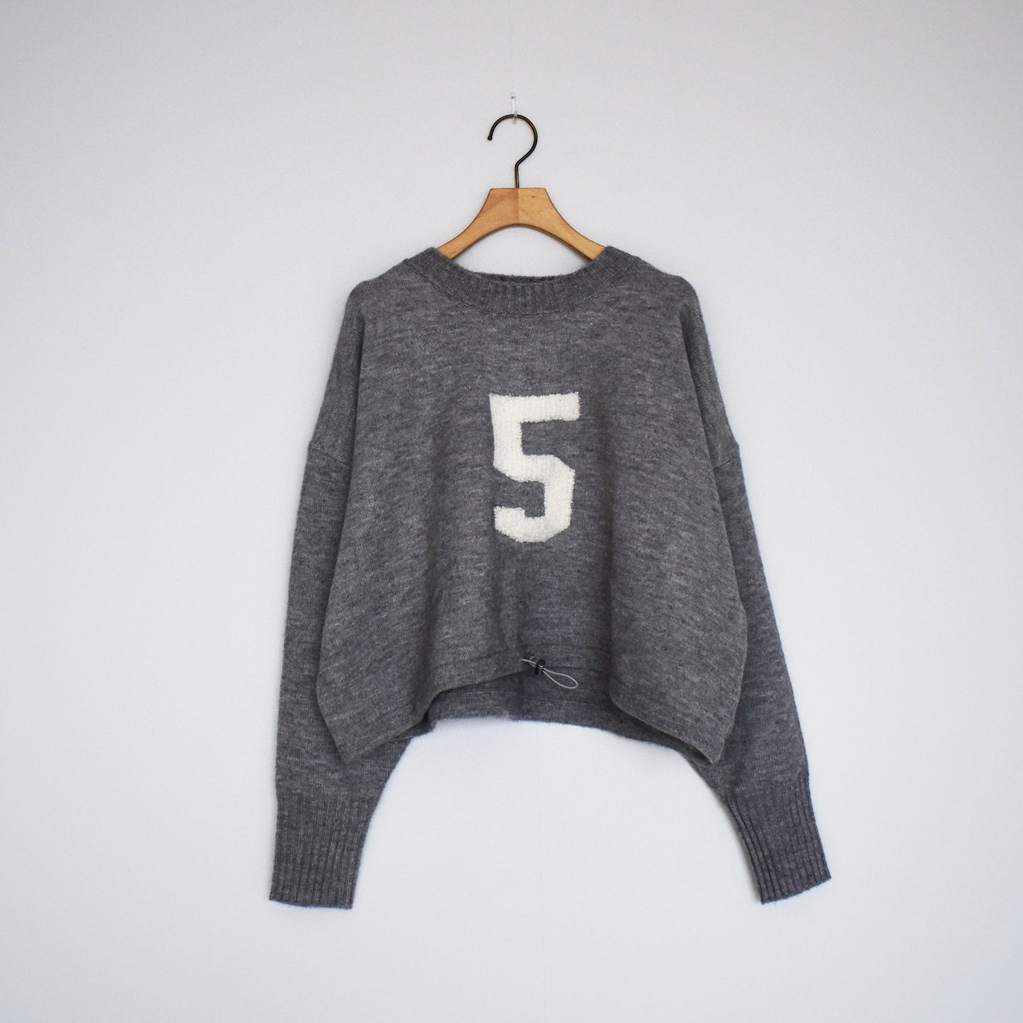 【organic】ジャガードナンバーロゴショートプルオーバー