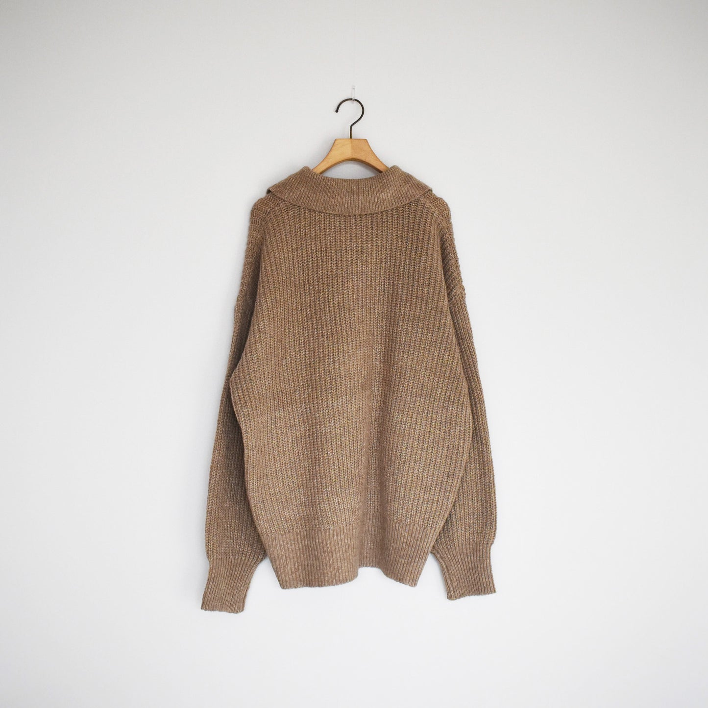 【gleam】衿付きルーズカーデ