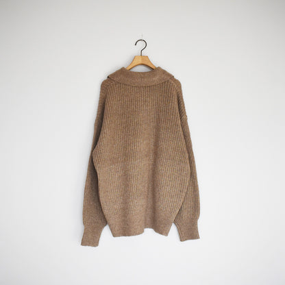 【gleam】衿付きルーズカーデ