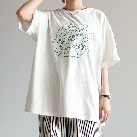 【gleam】花刺繍BIGT
