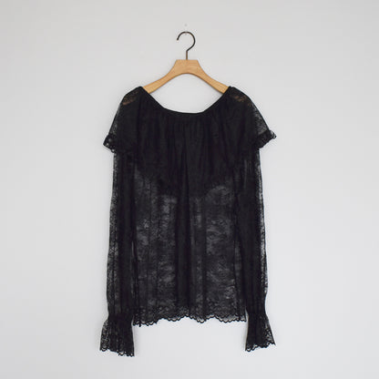 【en haut】レースブラウス