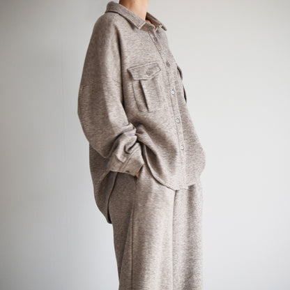 【Lupilien】ダブルフェイスシャツ