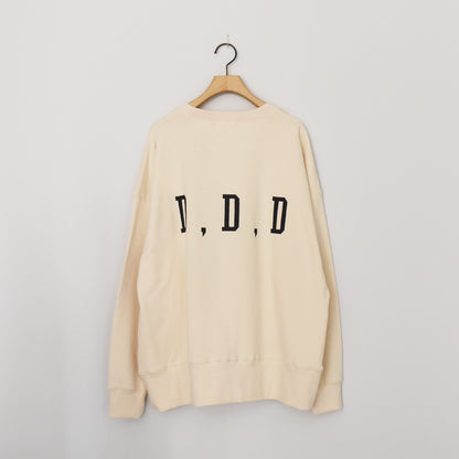 【KAKELA&TRANQUIL】ダルメシアン刺繍ロングスウェット